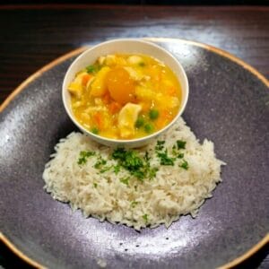 Deliona Foods Apricot Chicken and rice