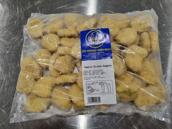 Deliona Foods - Tempura Chicken Nuggets - 1kg packet