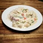 Deliona Foods Thai Green Chicken Curry and rice