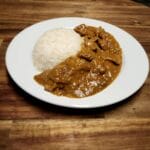 Deliona Foods Lamb Korma and rice meal