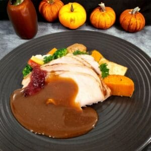 Roast Turkey, Veg and Gravy