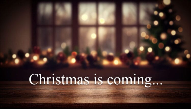 Christmas is coming, check out the times we will not be open at Christmas