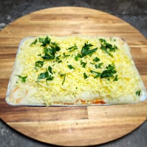 Family Size large beef lasagne